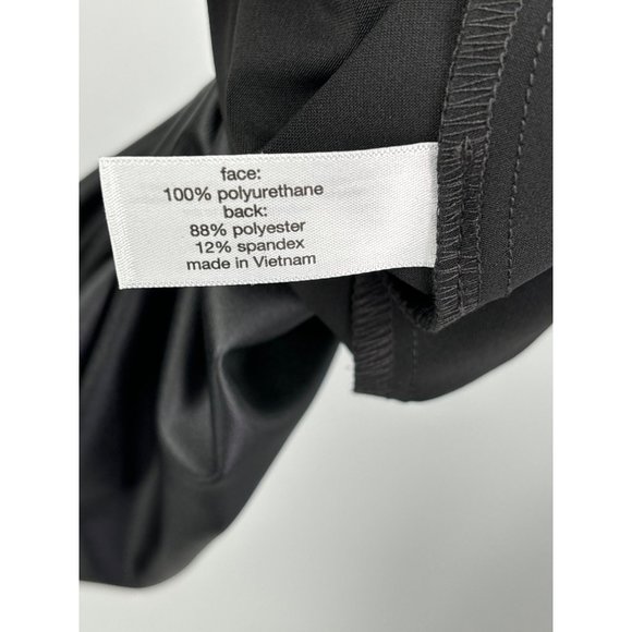 Lane Bryant Faux Leather Skinny Pant Black Size 16 Plus NEW - Picture 5 of 5